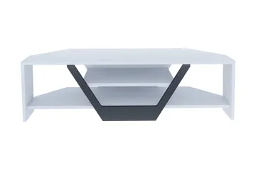 Andifli Tv-benk 120x36,8 cm - Hvit - Møbler - TV- & Mediamøbler - TV benk & mediabenk