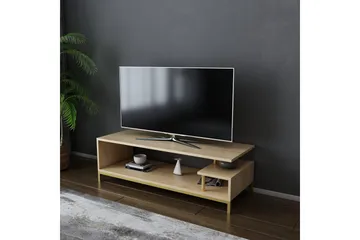 Andifli Tv-benk 120x37,6 cm - Gull - Møbler - TV- & Mediamøbler - TV benk & mediabenk