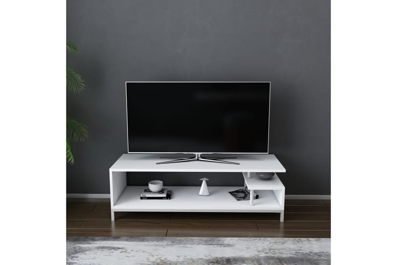 Andifli Tv-benk 120x37,6 cm - Hvit - Møbler - TV- & Mediamøbler - TV benk & mediabenk