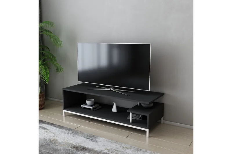 Andifli Tv-benk 120x37,6 cm - Hvit - Møbler - TV- & Mediamøbler - TV benk & mediabenk