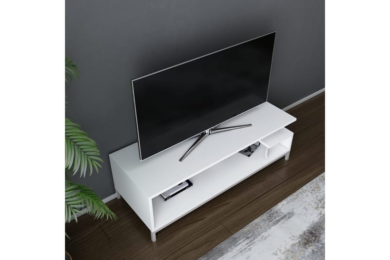 Andifli Tv-benk 120x37,6 cm - Hvit - Møbler - TV- & Mediamøbler - TV benk & mediabenk