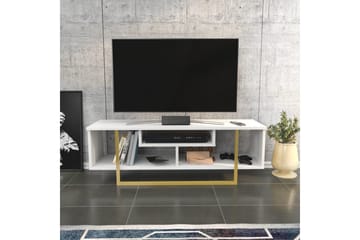 Andifli Tv-benk 120x40,2 cm - Gull - Møbler - TV- & Mediamøbler - TV benk & mediabenk