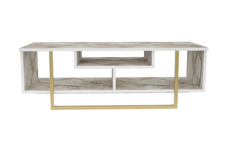 Andifli Tv-benk 120x40,2 cm - Hvit - Møbler - TV- & Mediamøbler - TV benk & mediabenk