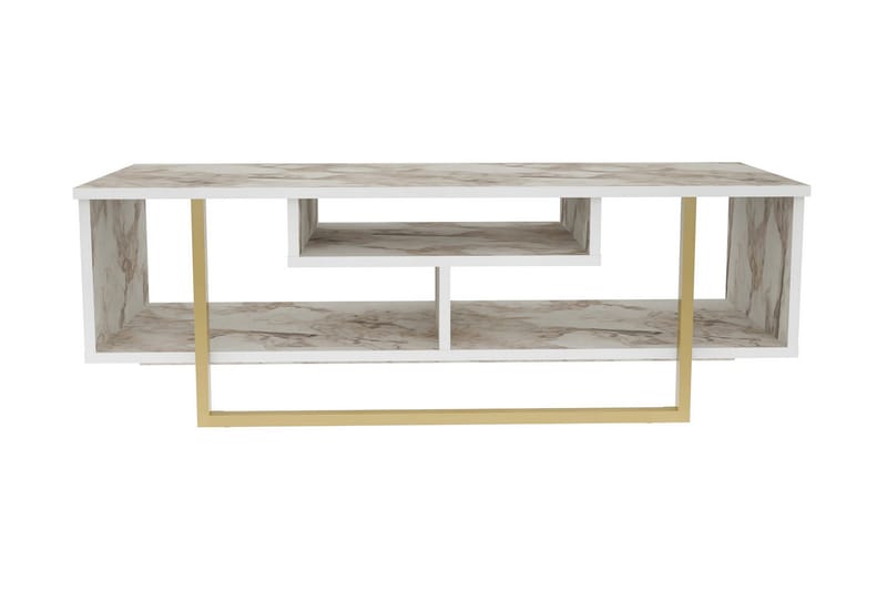 Andifli Tv-benk 120x40,2 cm - Hvit - Møbler - TV- & Mediamøbler - TV benk & mediabenk