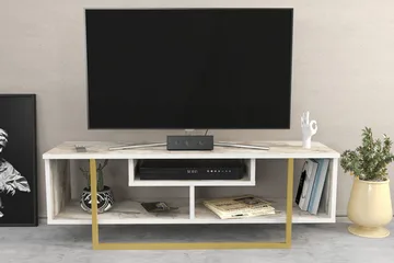 Andifli Tv-benk 120x40,2 cm - Hvit - Møbler - TV- & Mediamøbler - TV benk & mediabenk
