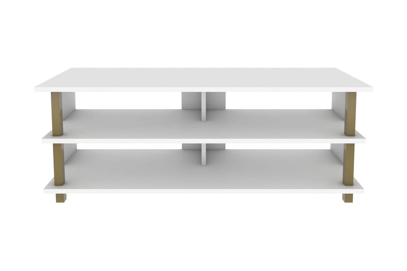 Andifli Tv-benk 120x47,4 cm - Gull - Møbler - TV- & Mediamøbler - TV benk & mediabenk