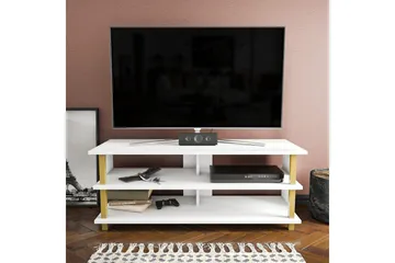 Andifli Tv-benk 120x47,4 cm - Gull - Møbler - TV- & Mediamøbler - TV benk & mediabenk