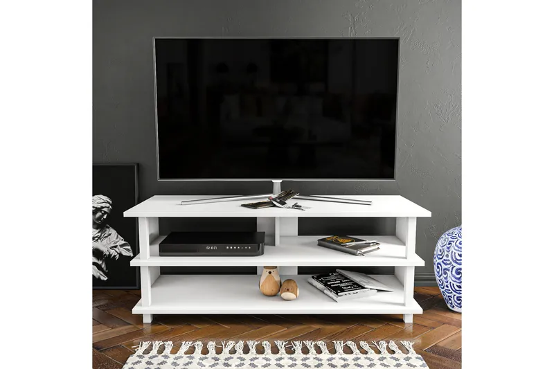 Andifli Tv-benk 120x47,4 cm - Hvit - Møbler - TV- & Mediamøbler - TV benk & mediabenk