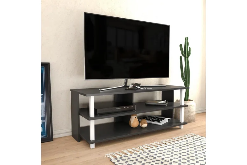 Andifli Tv-benk 120x47,4 cm - Hvit - Møbler - TV- & Mediamøbler - TV benk & mediabenk