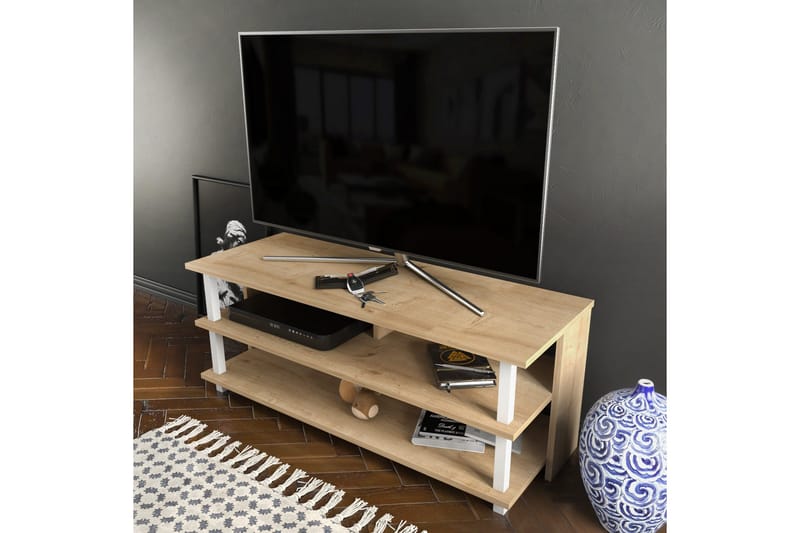 Andifli Tv-benk 120x47,4 cm - Hvit - Møbler - TV- & Mediamøbler - TV benk & mediabenk