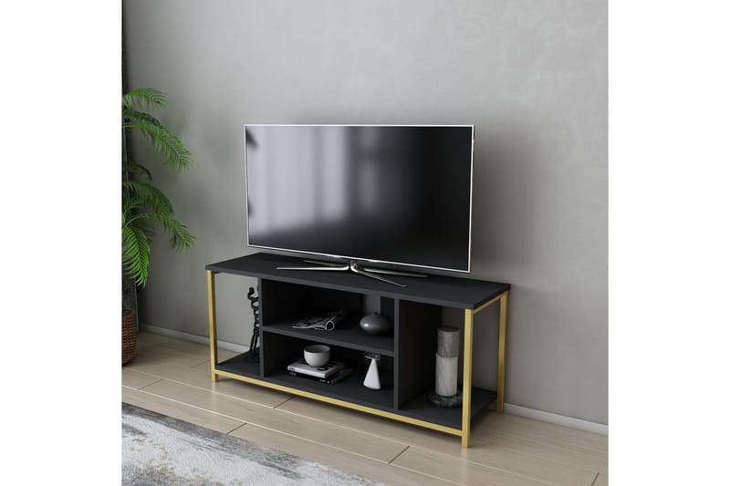 Andifli Tv-benk 120x50,8 cm - Antrasitt - Møbler - TV- & Mediamøbler - TV benk & mediabenk