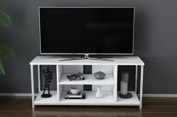Andifli Tv-benk 120x50,8 cm - Hvit - Møbler - TV- & Mediamøbler - TV benk & mediabenk