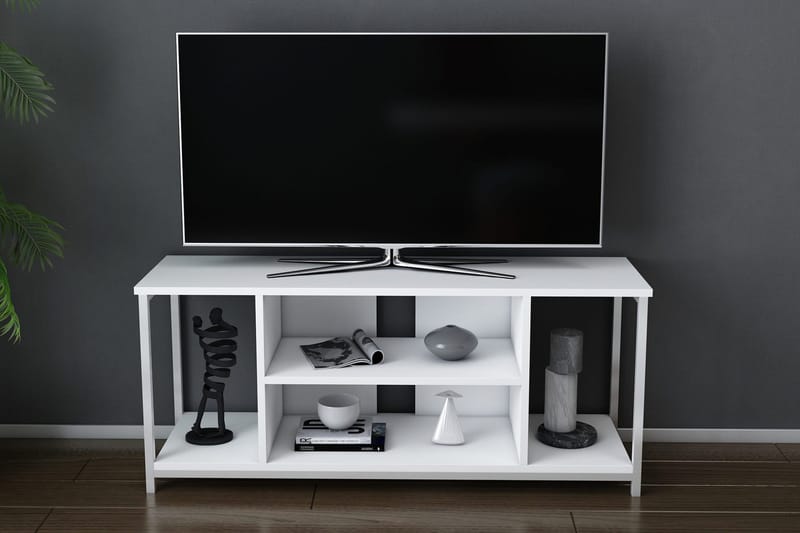 Andifli Tv-benk 120x50,8 cm - Hvit - Møbler - TV- & Mediamøbler - TV benk & mediabenk