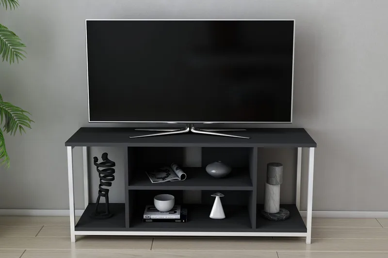Andifli Tv-benk 120x50,8 cm - Hvit - Møbler - TV- & Mediamøbler - TV benk & mediabenk