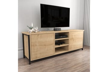 Andifli Tv-benk 140x50,8 cm - Brun - Møbler - TV- & Mediamøbler - TV benk & mediabenk
