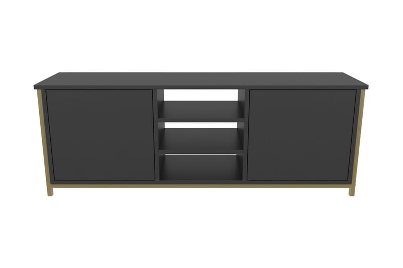 Andifli Tv-benk 140x50,8 cm - Gull - Møbler - TV- & Mediamøbler - TV benk & mediabenk