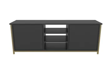 Andifli Tv-benk 140x50,8 cm - Gull - Møbler - TV- & Mediamøbler - TV benk & mediabenk