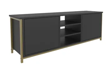Andifli Tv-benk 140x50,8 cm - Gull - Møbler - TV- & Mediamøbler - TV benk & mediabenk