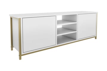 Andifli Tv-benk 140x50,8 cm - Gull - Møbler - TV- & Mediamøbler - TV benk & mediabenk