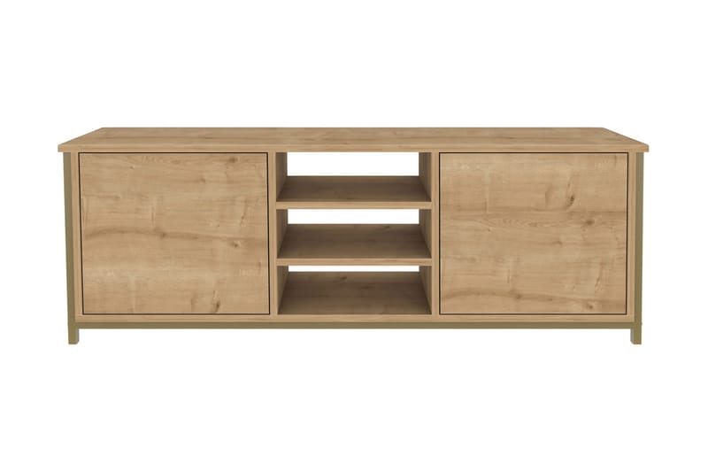 Andifli Tv-benk 140x50,8 cm - Gull - Møbler - TV- & Mediamøbler - TV benk & mediabenk