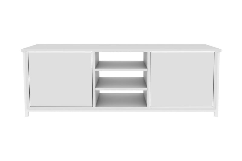 Andifli Tv-benk 140x50,8 cm - Hvit - Møbler - TV- & Mediamøbler - TV benk & mediabenk