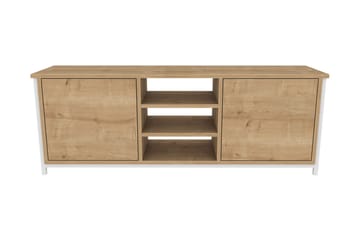 Andifli Tv-benk 140x50,8 cm - Hvit - Møbler - TV- & Mediamøbler - TV benk & mediabenk
