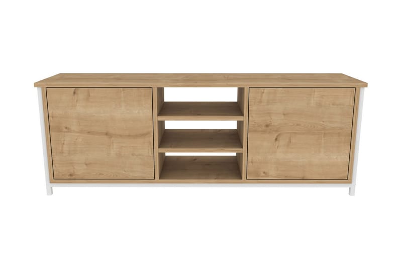 Andifli Tv-benk 140x50,8 cm - Hvit - Møbler - TV- & Mediamøbler - TV benk & mediabenk