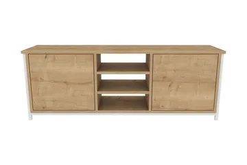 Andifli Tv-benk 140x50,8 cm - Hvit - Møbler - TV- & Mediamøbler - TV benk & mediabenk