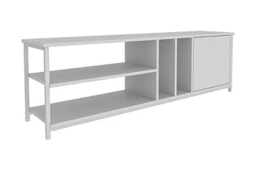 Andifli Tv-benk 140x50,8 cm - Hvit - Møbler - TV- & Mediamøbler - TV benk & mediabenk