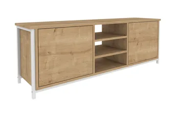 Andifli Tv-benk 140x50,8 cm - Hvit - Møbler - TV- & Mediamøbler - TV benk & mediabenk