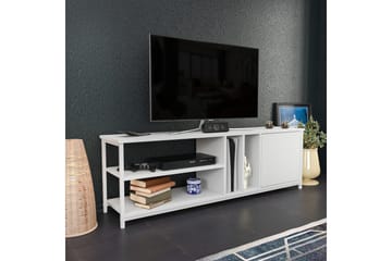 Andifli Tv-benk 140x50,8 cm - Hvit - Møbler - TV- & Mediamøbler - TV benk & mediabenk