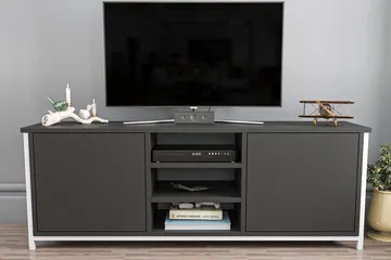 Andifli Tv-benk 140x50,8 cm - Hvit - Møbler - TV- & Mediamøbler - TV benk & mediabenk