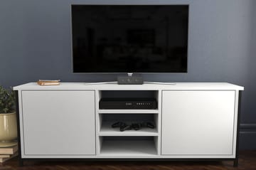 Andifli Tv-benk 140x50,8 cm - Svart - Møbler - TV- & Mediamøbler - TV benk & mediabenk