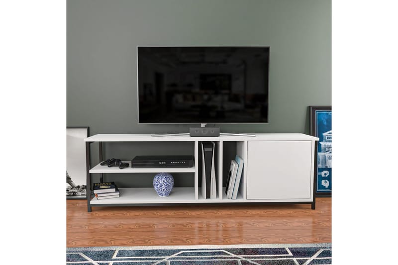 Andifli Tv-benk 140x50,8 cm - Svart - Møbler - TV- & Mediamøbler - TV benk & mediabenk