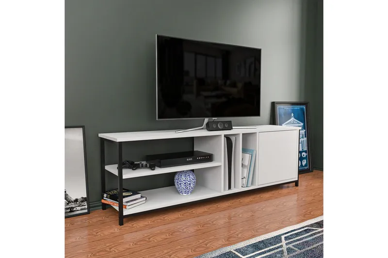 Andifli Tv-benk 140x50,8 cm - Svart - Møbler - TV- & Mediamøbler - TV benk & mediabenk