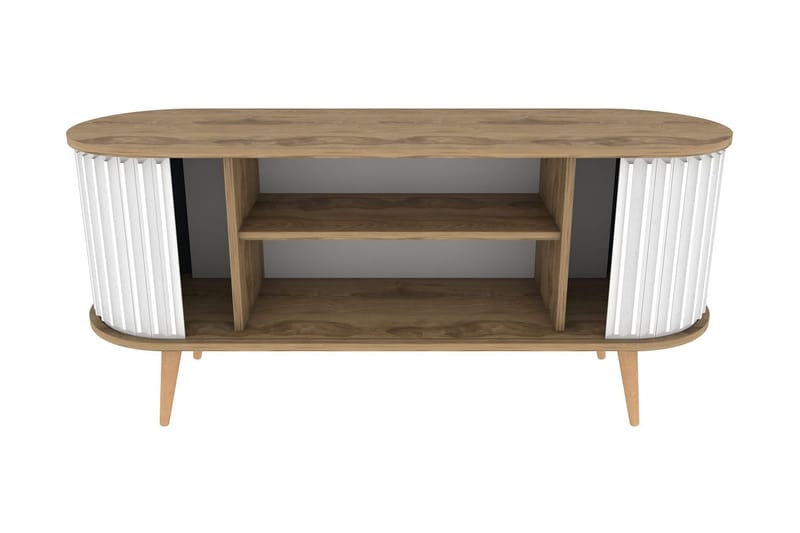 Andifli Tv-benk 140x64 cm - Brun - Møbler - TV- & Mediamøbler - TV benk & mediabenk