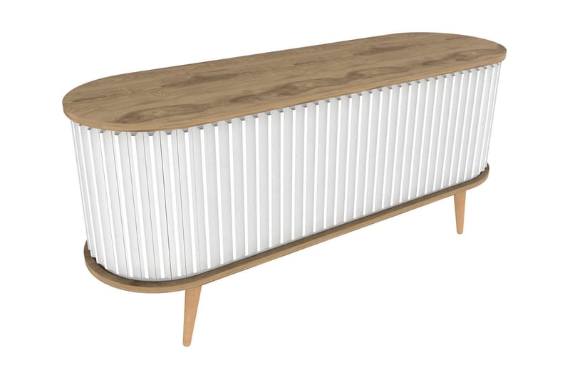 Andifli Tv-benk 140x64 cm - Brun - Møbler - TV- & Mediamøbler - TV benk & mediabenk