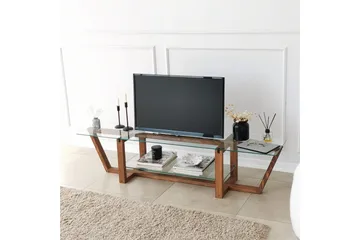 Andifli Tv-benk 158x35 cm - Brun - Møbler - TV- & Mediamøbler - TV benk & mediabenk