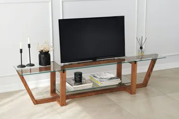 Andifli Tv-benk 158x35 cm - Brun - Møbler - TV- & Mediamøbler - TV benk & mediabenk
