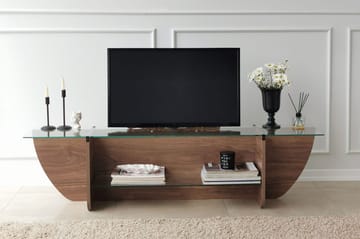 Andifli Tv-benk 158x40 cm - Brun - Møbler - TV- & Mediamøbler - TV benk & mediabenk