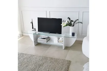 Andifli Tv-benk 158x40 cm - Hvit - Møbler - TV- & Mediamøbler - TV benk & mediabenk