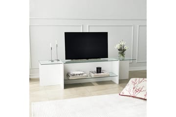 Andifli Tv-benk 158x40 cm - Hvit - Møbler - TV- & Mediamøbler - TV benk & mediabenk