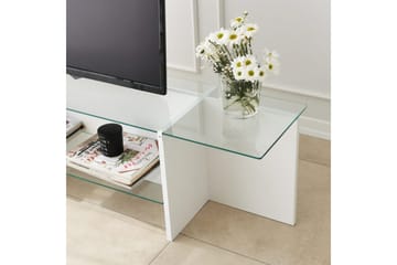 Andifli Tv-benk 158x40 cm - Hvit - Møbler - TV- & Mediamøbler - TV benk & mediabenk