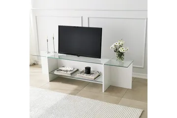 Andifli Tv-benk 158x40 cm - Hvit - Møbler - TV- & Mediamøbler - TV benk & mediabenk
