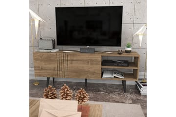 Andifli Tv-benk 160x38,6 cm - Brun - Møbler - TV- & Mediamøbler - TV benk & mediabenk