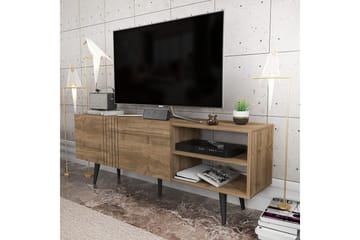 Andifli Tv-benk 160x38,6 cm - Brun - Møbler - TV- & Mediamøbler - TV benk & mediabenk