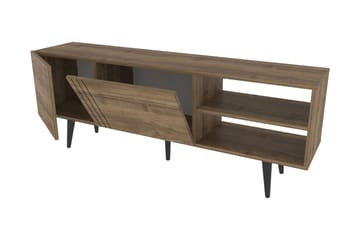 Andifli Tv-benk 160x38,6 cm - Brun - Møbler - TV- & Mediamøbler - TV benk & mediabenk