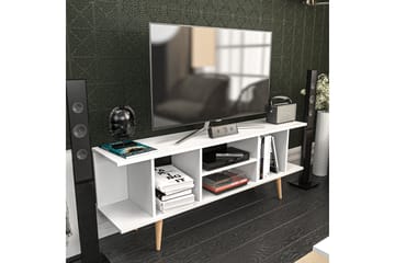 Andifli Tv-benk 160x38,6 cm - Hvit - Møbler - TV- & Mediamøbler - TV benk & mediabenk