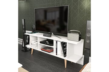 Andifli Tv-benk 160x38,6 cm - Hvit - Møbler - TV- & Mediamøbler - TV benk & mediabenk