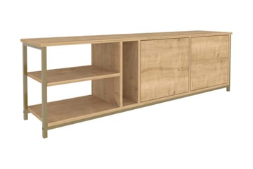 Andifli Tv-benk 160x50,8 cm - Brun - Møbler - TV- & Mediamøbler - TV benk & mediabenk